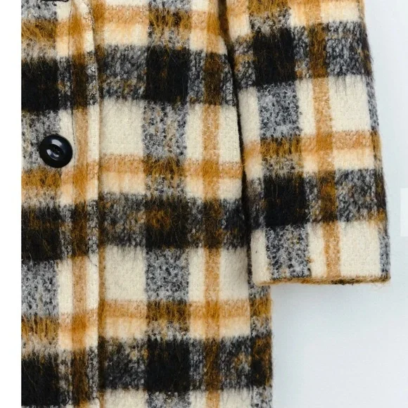 Sand Copenhagen Clareta‎ Plaid Coat